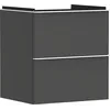 Image de Hansgrohe Xelu Q Meuble sous-lavabo, 580x475, 2 tiroirs, pour lavabo, 54024700, Couleur: Meuble Gris Diamant Mat/poignée Blanc Mat