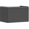 Image de Hansgrohe Xelu Q Meuble sous-lavabo, 780x550, 1 tiroir, pour Consoles avec Vasque à Poser, Poli, 54055700, Couleur: Meuble Gris Diamant Mat/poignée Blanc Mat