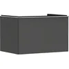 Image de Hansgrohe Xelu Q Meuble sous-lavabo, 780x550, 1 tiroir, pour Consoles avec Vasque à Poser, Poli, 54055000, Couleur: Meuble Gris Diamant Mat/poignée Chrome