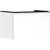 Image de Hansgrohe Xelu Q Meuble sous-lavabo, 780x550, 1 tiroir, pour Consoles avec Vasque à Poser, Poli, 54054670, Couleur: Meuble Blanc Brillant/poignée Noir Mat