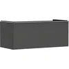 Image de Hansgrohe Xelu Q Meuble sous-lavabo, 1180x550, 1 tiroir, pour Consoles avec Vasque à Poser, Poli, 54063000, Couleur: Meuble Gris Diamant Mat/poignée Chrome
