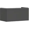 Image de Hansgrohe Xelu Q Meuble sous-lavabo, 980x550, 1 tiroir, pour Consoles avec Vasque à Poser, Poli, 5405, Couleur: Meuble Gris Diamant Mat/poignée Chrome