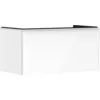 Image de Hansgrohe Xelu Q Meuble sous-lavabo, 980x550, 1 tiroir, pour Consoles avec Vasque à Poser, Poli, 5405, Couleur: Meuble Blanc Brillant/poignée Blanc Mat