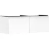 Image de Hansgrohe Xelu Q Meuble sous-lavabo, 1360x550, 2 tiroirs, pour Console avec Vasque à Poser, Poli, 54066700, Couleur: Meuble Blanc Brillant/poignée Blanc Mat
