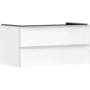 Image de Hansgrohe Xelu Q Meuble sous-lavabo, 980x550, 2 tiroirs, pour vasques à Poser, 54078700, Couleur: Meuble Blanc Brillant/poignée Blanc Mat