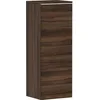 Image de Hansgrohe Xelu Q Armoire mi-Haute, 400x350, 1 Porte, charnières à Gauche, 2 étagères en Verre, 54130700, Couleur: Noyer foncé