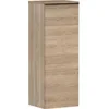 Image de Hansgrohe Xelu Q Armoire mi-Haute, 400x350, 1 Porte, charnières à Gauche, 2 étagères en Verre, 54129670, Couleur: chêne Naturel