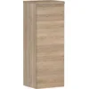 Image de Hansgrohe Xelu Q Armoire mi-Haute, 400x350, 1 Porte, charnières à Gauche, 2 étagères en Verre, 54129000, Couleur: chêne Naturel