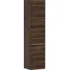 Image de Hansgrohe Xelu Q Armoire mi-Haute, 400x350x1650, 2 Portes, charnières à Gauche, 3 étagères en Verre, 54138000, Couleur: Noyer foncé