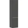 Image de Hansgrohe Xelu Q Armoire mi-Haute, 400x350x1650, 2 Portes, charnières à Gauche, 3 étagères en Verre, 54136700, Couleur: Gris Diamant Mat