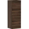 Image de Hansgrohe Xelu Q Armoire mi-Haute, 400x350, 1 Porte, charnières à Droite, 2 étagères en Verre, 54134670, Couleur: Noyer foncé