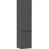 Image de Hansgrohe Xelu Q Armoire mi-Haute, 400x350x1650, 2 Portes, charnières à Droite, 3 étagères en Verre, 54140670, Couleur: Gris Diamant Mat