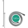 Image de hansgrohe Unica S Puro - Barre de douche 90 cm avec flexible de douche 160 cm et support de douche, Chromé