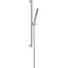 Image de hansgrohe Pulsify S - Set de douche avec pommeau de douche (max. 6 l/min, EcoSmart+, PowderRain), tuyau de douche et barre de douche (0,65 m), Chromé, 24373000