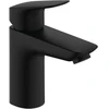 Image de hansgrohe Mitigeur lavabo monocommande Logis KS tirette vidage, sans CSt, H 108mm, noir mat