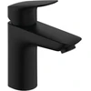Image de hansgrohe Mitigeur lavabo monocommande Logis KS, tirette, avec CSt, H 108 mm, noir mat