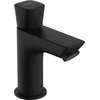 Image de hansgrohe Logis - Mitigeur de lavabo eau froide sans tirette ni vidage, Robinet de salle de bain avec hauteur sous bec 80 mm, économie d'eau (EcoSmart), Noir mat, 71120670