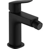 Image de hansgrohe Mitigeur monocommande pour bidet Logis noir mat, avec garniture de vidage à tige