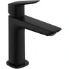 Image de hansgrohe Mitigeur lavabo monocommande Logis tirette, encastré, bec 121 mm, mat noir
