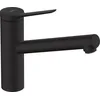 Image de hansgrohe Zesis M33 - Mitigeur de cuisine basse pression, 1 jet, Robinet avec hauteur sous bec 150 mm, Robinetterie avec bec pivotant, Noir mat, 74806670