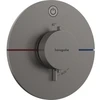 Image de hansgrohe Thermostat ShowerSelect Comfort S encastré, 1 sortie, chrome noir brossé