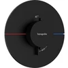Image de hansgrohe Thermostat ShowerSelect Comfort S encastré, 1 utilisateur, noir mat