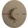 Image de hansgrohe Thermostat ShowerSelect Comfort S encastré, 1 sortie, 1 dérivation, bronze brossé