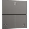 Image de hansgrohe Ventil ShowerSelect Comfort E encastré, 3 sorties, chrome noir brossé