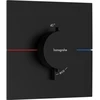 Image de hansgrohe Thermostat ShowerSelect Comfort E encastré, 1 sortie, noir mat