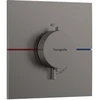 Image de hansgrohe Thermostat ShowerSelect Comfort E encastré, 1 sortie, chrome noir brossé