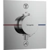 Image de hansgrohe Thermostat ShowerSelect Comfort E encastré, 2 sorties, mitigeur sécurité, chromé
