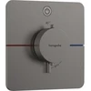 Image de hansgrohe Thermostat ShowerSelect Comfort Q UP, 1 sortie, chrome noir brossé