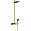 Image de Hansgrohe Pulsify S Showerpipe 260, 2 types de jets (EcoSmart) avec ShowerTablet Select 400, 24241, Coloris: Bronze brossé