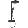 Image de hansgrohe Ensemble de douche Rainfinity m avec thermostat, pomme de douche 360 mm, noir mat