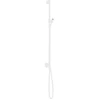 Image de hansgrohe Barre de douche Axor One avec raccord mural, tuyau 1600 mm, blanc mat
