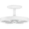Image de hansgrohe AXOR One Pomme de douche 280 2 jets avec raccordement au plafond, 48494700, Couleur: blanc mat