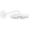 Image de hansgrohe AXOR One Pomme de douche 280 1 jet avec bras de douche, 48491700, Couleur: blanc mat