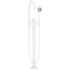 Image de hansgrohe Axor One Mitigeur baignoire à levier unique, saillie 220 mm, sur pied, blanc mat