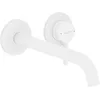 Image de hansgrohe AXOR One Mitigeur monocommandé pour lavabo encastré pour montage mural avec manette et bec 220 mm, 48120700, Couleur: blanc mat