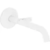 Image de hansgrohe AXOR One Mitigeur de lavabo pour montage mural, encastré, saillie 220mm, 48112700, Couleur: blanc mat