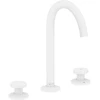 Image de hansgrohe Robinet lavabo 3 trous Sel. 170 Axor One Bec 140 mm, avec vidage push-open, blanc mat