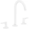 Image de hansgrohe AXOR One Mélangeur de lavabo 3 trous 170 avec vidage Push-Open, saillie 140 mm, 48050700, Couleur: blanc mat