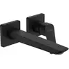 Image de hansgrohe Mitigeur lavabo monocommande Logis mat-noir, encastré, mural, bec 206 mm