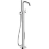 Image de hansgrohe Tecturis S - Mitigeur baignoire sur pied, Robinet baignoire 2 sorties avec douchette, Mitigeur monocommande, Chromé