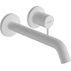 Image de hansgrohe Mitigeur lavabo monocommande Tecturis S UP, p. montage mural, bec 225 mm, blanc mat