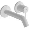 Image de hansgrohe Mitigeur lavabo monocommande Tecturis S UP, p. montage mural, bec 165 mm, blanc mat