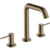 Image de hansgrohe Robinet lavabo 3 trous Tecturis S m vidage à pression, bronze brossé