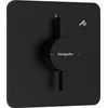 Image de hansgrohe DuoTurn Q - Mitigeur de douche encastré, Robinet douche 1 sortie, Mitigeur monocommande pour iBox universal 2, Noir mat, 75614670