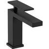 Image de hansgrohe Tecturis E - Mitigeur de lavabo sans tirette ni vidage, économie d'énergie (CoolStart), Robinet de salle de bain avec hauteur sous bec 110 mm, économie d'eau (EcoSmart+), Noir mat, 73012670