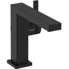 Image de hansgrohe Tecturis E Fine - Mitigeur de lavabo sans tirette ni vidage, économie d'énergie (CoolStart), Robinet salle de bain avec hauteur sous bec 110mm, économie d'eau (EcoSmart+), Noir mat, 73021670